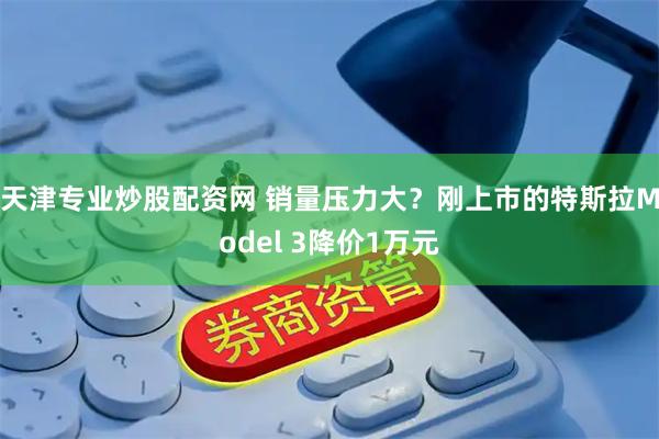 天津专业炒股配资网 销量压力大？刚上市的特斯拉Model 3降价1万元