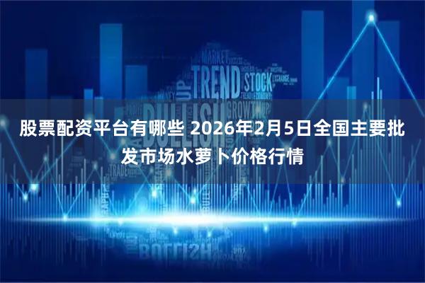 股票配资平台有哪些 2026年2月5日全国主要批发市场水萝卜价格行情